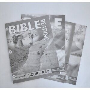 A.C.E. Pace Bible Reading Score Keys 1025-1036